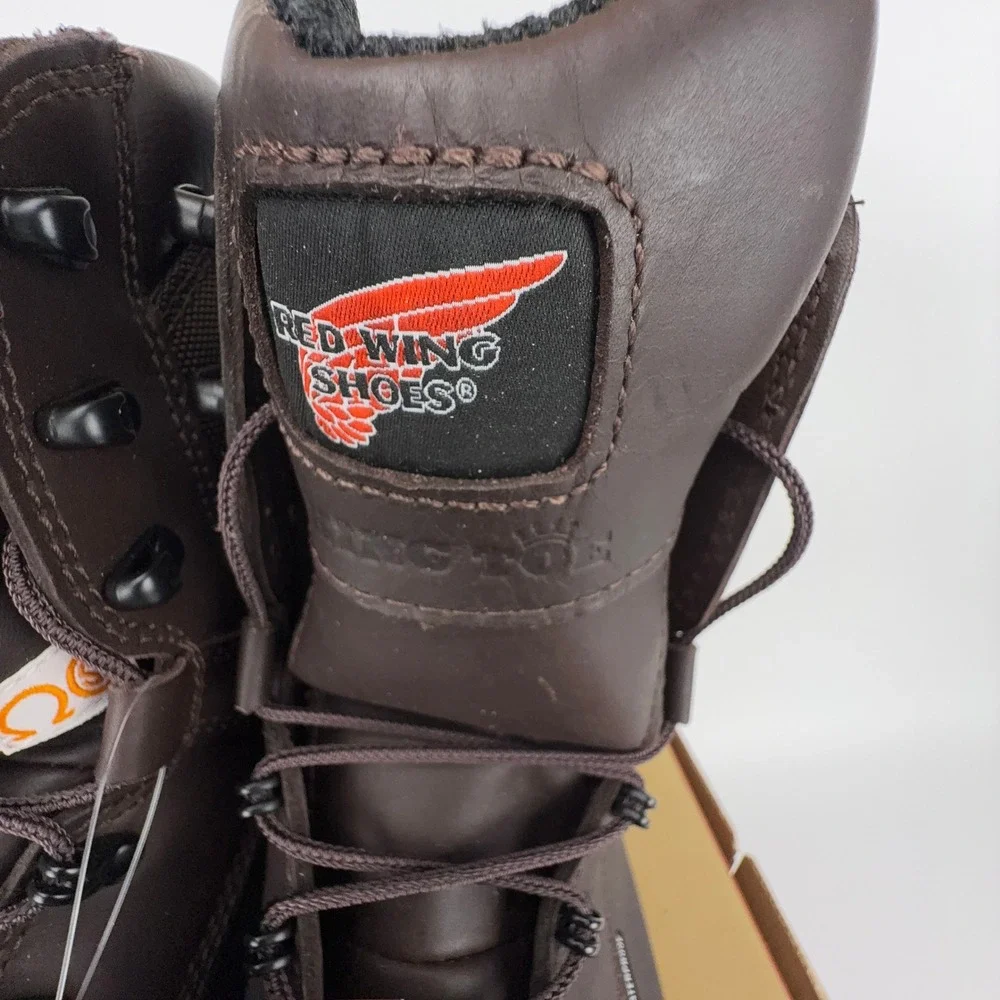 Red Wing King Toe 8-Inch Waterproof Work Boots Leather Mens 10 EE 3548‎ NOS NWT